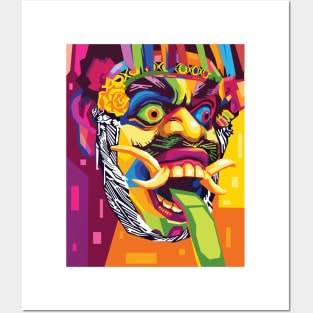 WPAP OGOH - OGOH BALI Posters and Art